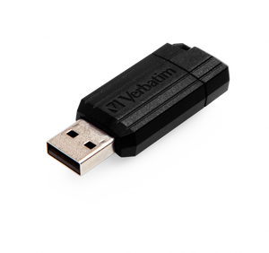 Verbatim USB 2.0 Drive 64GB Store n Go Pinstripe Black