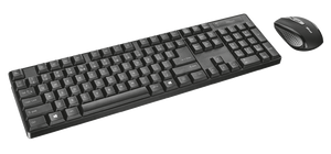 Trust Keyboard & Mouse XIMO Wireless, Black