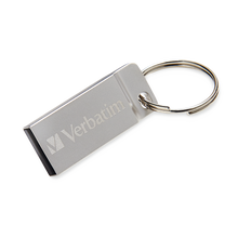 Load image into Gallery viewer, Verbatim Flash Drive USB 32GB, Metal Executive, Silver
