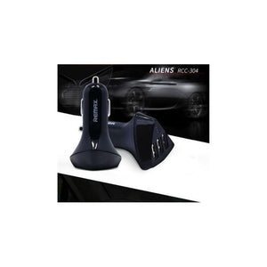 Remax Car Charger,RCC-304 alien, 3USB,Black