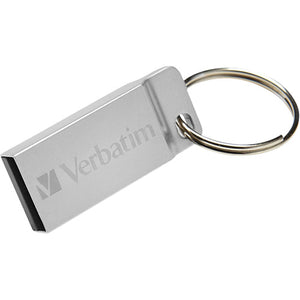 Verbatim Flash Drive USB 16GB, Metal Executive, Silver