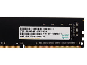 Apacer RAM 4 GB / DDR4 U-DIMM / 2400 MHz / Për PC