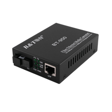 Load image into Gallery viewer, AllStrong Media Converter 10/100Mbps, Single Mode, SC interface, Simplex, External Power Supply, v2
