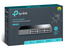 Load image into Gallery viewer, TP-Link Unmanaged Switch 24 port / 10/100/1000 Mbps / Desktop/Rackmount
