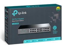 Load image into Gallery viewer, TP Link Switch 24-Port Gigabit Easy Smart / 24 10/100/1000Mbps RJ45 ports
