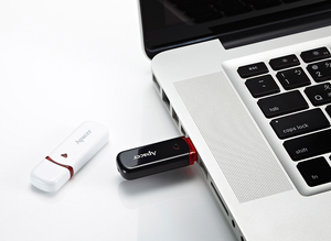 Apacer Flash Drive AH333, 64GB, USB 2.0 Black