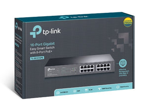 Tp-Link Switch Easy Smart PoE 16-Port 10/100/1000 Mbps
