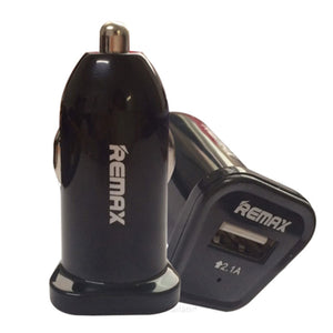 Remax Car Charger Single USB RCC101,Black