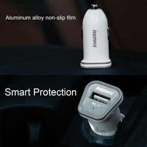 Remax Car Charger Single USB RCC101,White