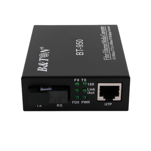 AllStrong Media Converter 10/100Mbps, Single Mode, SC interface, Simplex, External Power Supply, v2