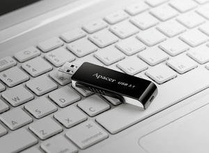 Apacer Flash Drive USB 3.0 16GB, AH355, Black RP