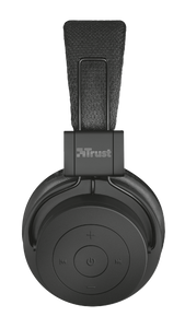 Trust Headphone Leva Wireless Bluetooth, Black