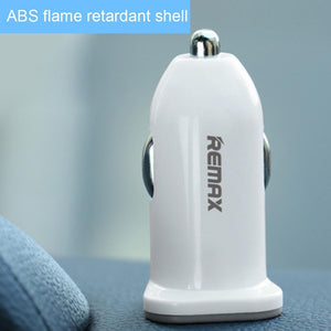 Remax Car Charger Single USB RCC101,White