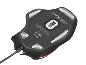 Trust Mouse Gaming GXT 168 Haze Illuminated, Black