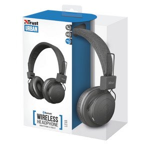 Trust Headphone Leva Wireless Bluetooth, Black