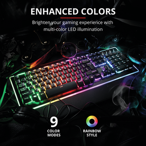 Trust Keyboard GXT 860 THURA SEMI-MECHANICAL