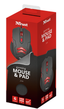 Load image into Gallery viewer, Trust Gaming mouse / mousepad / 6 butona

