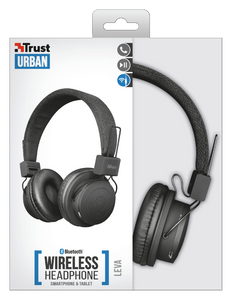 Trust Headphone Leva Wireless Bluetooth, Black